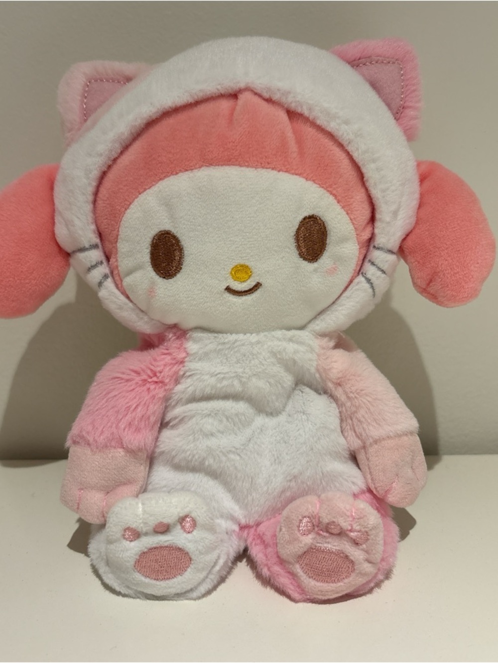 Sanrio My Melody pink and white small plush!